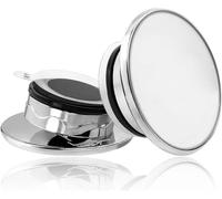 Bestgle 2PCS Miroir d'angle Mort de Voiture avec Ventouse Rétroviseurs d'angle de Voiture HD Rond Rotation de 360° Réglable Rétroviseur Convexe Grand Angle à Ventouse pour Véhicules Moto Camions SUV