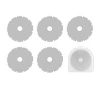 Bestgle Lot de 5 lames de rechange pour cutter rotatif 28 mm Compatible avec Olfa et Fiskars