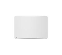 BESTHERM - Radiateur électrique fixe à inertie sèche fonte + film avec thermostat interchangeable 1000W Bestherm ALMEA horizontal blanc