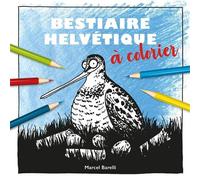Bestiaire helvétique à colorier - Marcel Barelli - Presses Polytechniques Romandes - broché - Document jeunesse