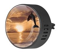 BestIdeas Lot de 2 désodorisants pour voiture avec motif dauphin, diffuseur d'huiles essentielles d'aromathérapie