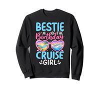 Bestie of The Birthday Cruise Girl Vacation Celebration Sweatshirt