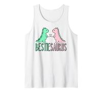 Bestie Saurus Dinosaure T Rex Dinosaure Vert et Rose Pour Fille Débardeur