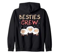 Besties Crew Meilleur Ami Amitié Bête Mignon Besties Sweat à Capuche