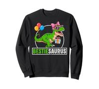 Bestiesaurus T-Rex Dinosaure Ami Saurus Famille Assorti Sweatshirt