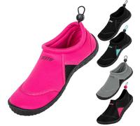 BESTIF Chaussures de bain pour homme et femme | Chaussures de natation en néoprène avec cordon de serrage | Légères et confortables | Noir, Bleu Tailles 36-45, Rose, 41 EU