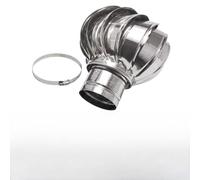Bestiry Aérateur de Toit à Turbine 4 po/6 po/8 po, sans Alimentation électrique, Capuchon d'évacuation de fumée pour Maisons, usines, greniers, fermes, Acier Inoxydable (350 mm/14 po)