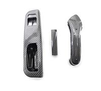 Bestiry Cache de Commande de lève-vitre côté conducteur, poignée de Porte Passager, Finition Fibre de Carbone, Compatible VW Golf MK4 2 Portes (Conduite à Gauche).