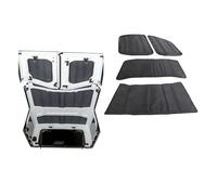 Bestiry Ensemble de 4 Coussinets isolants Thermiques et phoniques en Coton pour Toit Rigide, compatibles avec Jeep Wrangler JL 4 Portes (2018-2025) - Accessoires intérieurs