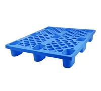 Bestiry Palettes d'expédition emboîtables en Plastique XXIOJUN, capacité de 2 200 LB - 1,2 m de Long, 1 m de Large, 14 cm de Haut (Couleur : Bleu, 1,2 x 1 m, Taille : 6 pièces)