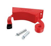 Bestiry Support Mural léger pour Bouteilles d'oxygène avec vis, idéal pour la Maison, l'hôpital, la Clinique ou l'usine. Support Durable pour Bouteilles d'azote (Rouge, Lot de 10).