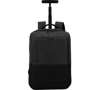BESTLIFE Sac à dos à roulettes BT-3401BK-1 en fibres synthétiques noir