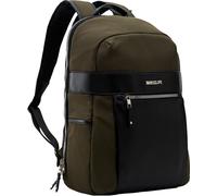 BESTLIFE Sac à dos Business pour ordinateur portable ALYA vert foncé/noir