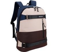 BESTLIFE Urban sac à dos pour ordinateur portable COL SKATE bleu/beige/marron
