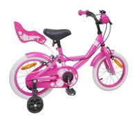 BESTLIFE Vélo pour Enfants 12 Pouces pour les enfants de 2 à 4 ans Rose,avec manuel de montage（77951080）VIDAXL