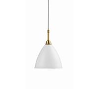 Gubi Suspension Bestlite BL9S Petite blanc mat et laiton