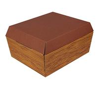 Bestlivings Cercueil pour animaux de compagnie, différentes tailles, en carton ondulé (biodégradable) - Cercueil d'animaux imprimé M - 300 x 250 x 150 mm - Design : bois