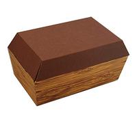 Cercueil pour animaux "Imprimé" bois S - 200x125x95mm