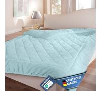 Bestlivings Couette lavable sans housse - 200 x 200 cm - Couverture d'été légère, certifiée Öko-Tex 100 et lavable à 60 °C, légère, respirante, idéale pour les voyages