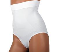 Bestlivings Culotte gainante - Taille haute avec effet ventre plat - Sans couture, Blanc.,