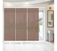 Bestlivings Elena Lot de 3 panneaux japonais Marron foncé 60 x 260 cm