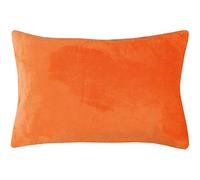 Bestlivings Housse de coussin moelleuse Celina (40 x 60 cm) - Housse douillette avec fermeture éclair orange idéale pour les coussins décoratifs et les coussins de canapé