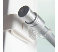 Bestlivings - Lot de 4 supports de serrage Adaptateur pour tringles à rideaux et tringles de vitrage inclus - sans perçage, vis, collage, montage facile.