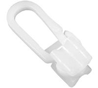 Bestlivings Lot de 50 patins en X universels de 9,5 mm pour rail de rideau, pour tous les rails de rideaux courants