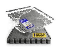 Bestlivings Lot de 8 tapis de protection de sol pour protéger votre piscine - 52 x 52 x 1,2 cm - 2,16 m² - Système d'emboîtement robuste extensible à volonté