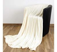 Bestlivings Plaid Celina - Couvre-lit moelleux de qualité supérieure - 180 x 220 cm - Champanger