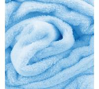 Bestlivings Plaid en microfibre, Polyester, hellblau - babyblau, 220x240 cm