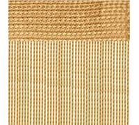 Bestlivings Rideau à fils (56 x 185 cm) doré, idéal pour caravane, camping, caravane et camping-car comme rideau de porte