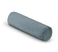 Bestlivings Traversin XXL (70 x 20 cm) - Gris vert - Aspect velours côtelé - Housse douillette avec fermeture éclair - Coussin 1000 g - Certifié Öko-Tex - Coussin de nuque pour canapé