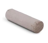 Bestlivings Traversin XXL (70 x 20 cm) - Marron clair - Aspect velours côtelé - Housse douce et douillette avec fermeture éclair - Coussin 1000 g - Certifié Öko-Tex - Coussin de nuque pour canapé