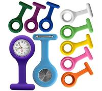Bestlymood Haute Qualite Silicone Infirmieres Infirmier Montre en 10 Couleurs Batterie Gratuit