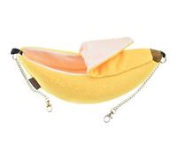 Bestlymood Lit Banane Lit Hamster Maison Hamac Petit Animal Lit Maison Cage Nid Hamster Accessoires