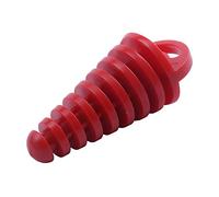 Bestlymood Silencieux Tuyau D'éChappement Silencieux Bouchon de Lavage pour Moto Dirt Bike ATV Quad 2 4 Temps, Rouge