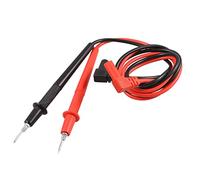 Bestlymood Une paire de Ligne de test multimetre a Fiche banane 1000V 2.6 Ft Sonde de voltmetre Cable de test de voltmetre - Noir et rouge