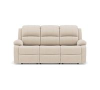 Bestmobilier - Armand - Canapé 3 Places Relax électrique en Velours côtelé, Beige