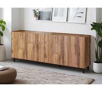 Bestmobilier - Buffet Bas Come Rectangulaire en Bois avec Rangements 4 Portes - Salle à Manger