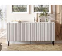 Bestmobilier - Buffet Timote en Bois Écru avec Rangements 3 Portes - Salle à Manger