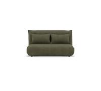 Bestmobilier - Candice - Banquette 2 Places Convertible clic-clac en Velours côtelé, Vert