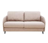 Best mobilier – Canapé droit 3 places – Polyester – Beige G – 162 x 162 x 86 cm