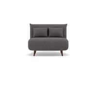 Bestmobilier Lumi - Banquette Convertible clic-clac 1 Place en Velours côtelé