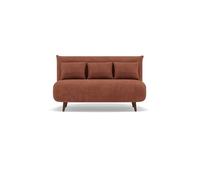 Bestmobilier Lumi - Banquette Convertible clic-clac 2 Places en Velours côtelé