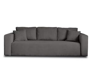 Bestmobilier Topaze - canapé 3 Places - Convertible avec Coffre - en Velours côtelé