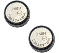 Bestome Z55H Lot de 2 batteries de rechange compatibles avec les casques Bluetooth WF1000XM4 WF-SP900 WF-1000XM4 3,85 V, 0,29 Wh/70 mAh