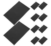 BESTOMZ 10 Pièces Feuille Magnétique Flexible 4x6 Pouces, Papier Noir, | Surface Mate Imprimable, Dos Magnétique Sécurisé, pour Décoration Murale et Projets Diy, Format Rectangulaire
