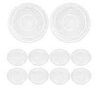 BESTOMZ 10 Pièces Soucoupe pour Pots de Fleurs Ronde en PP, Base Stable | Jardinage, Contrôle du Niveau D’eau, Anti-débordement, Tailles Variées