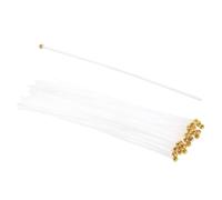 BESTOMZ 100 Pièces Mât de Drapeau en Plastique 28 CM pour Décoration Artisanale Drapeaux à Agiter Main Extérieur